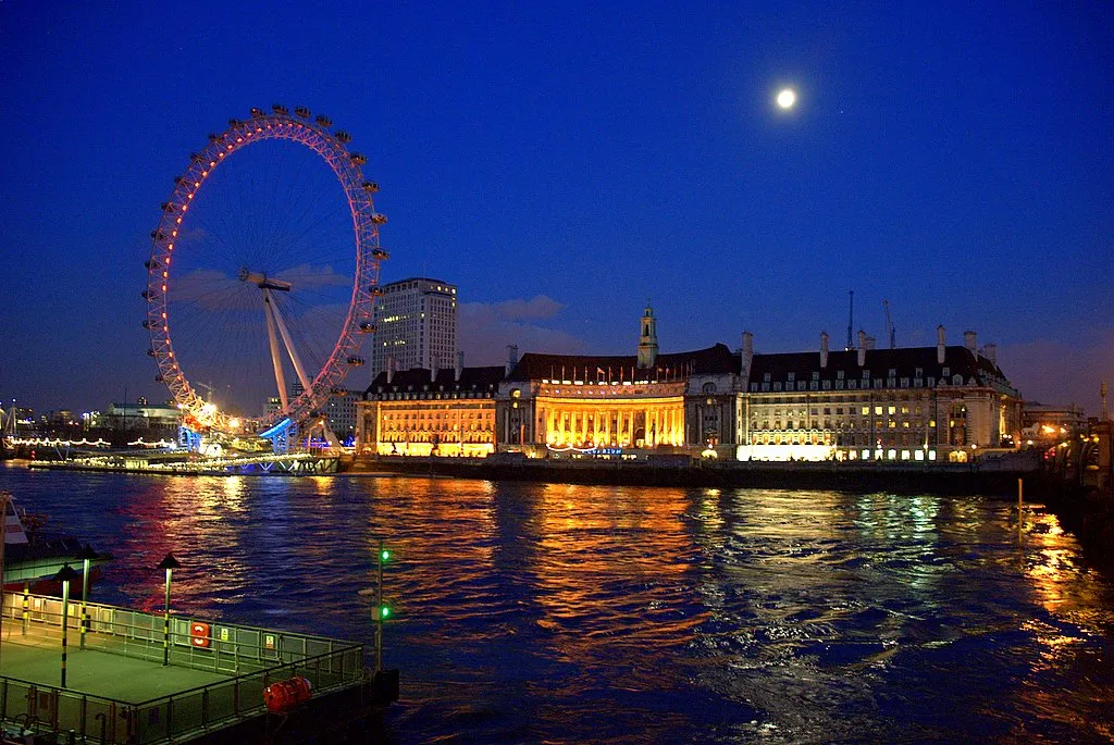 Foto de la noria Millennium Wheel de Londres